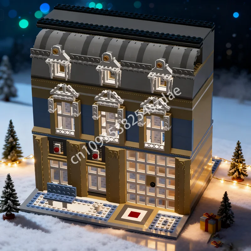 2342pcs MOC London Bridge House Modulair Modelbouw Kerstcadeaus Blokken Architectuur DIY Creatief Kinderen Speelgoed Verjaardag