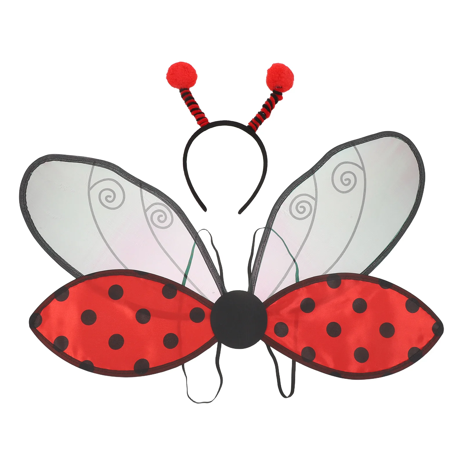 أجنحة خنفساء قابلة للتعديل وقابلة للطي لأزياء الحفلات والهالوين وإكسسوارات وقت لعب ممتع وملونة لامعة #6