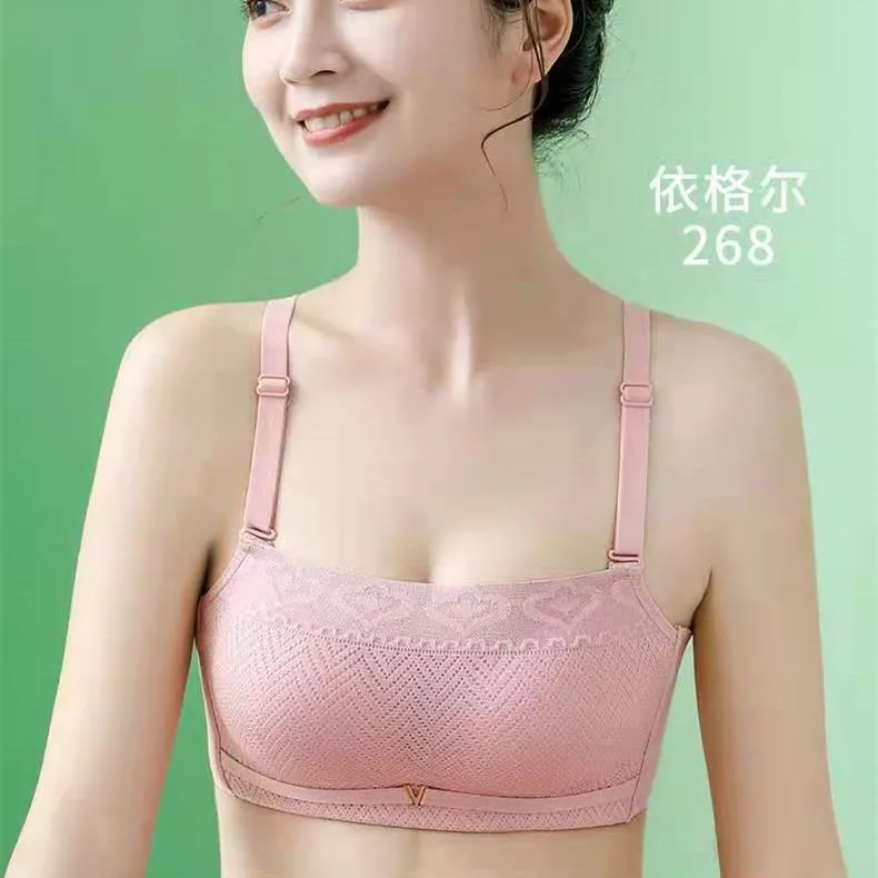 

Size From 32/70A To 38/85A Lace Women Bra Push Up Tube Top