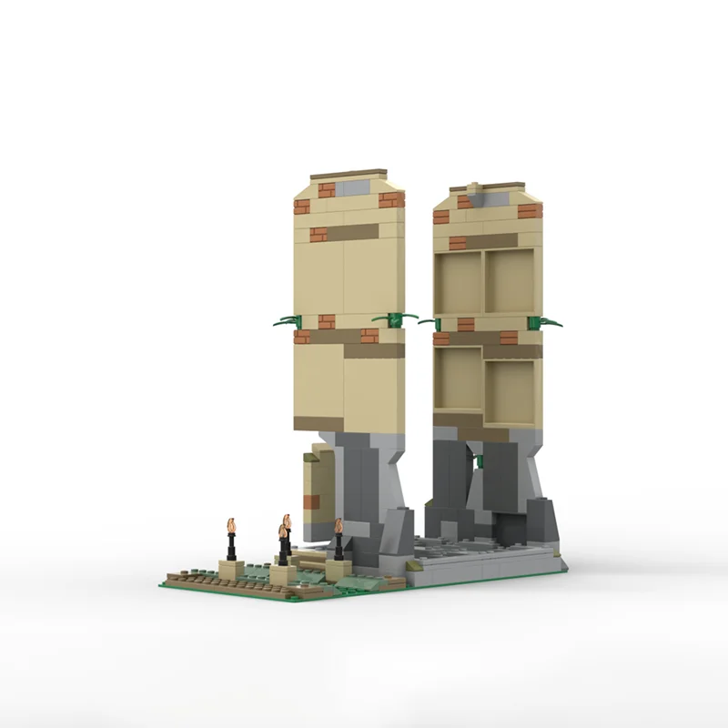 1403 piezas de bloques de construcción modelo HP Grand Tower - Kit de bricolaje de castillo, arquitectura detallada, perfecto para niños y adultos, creativo