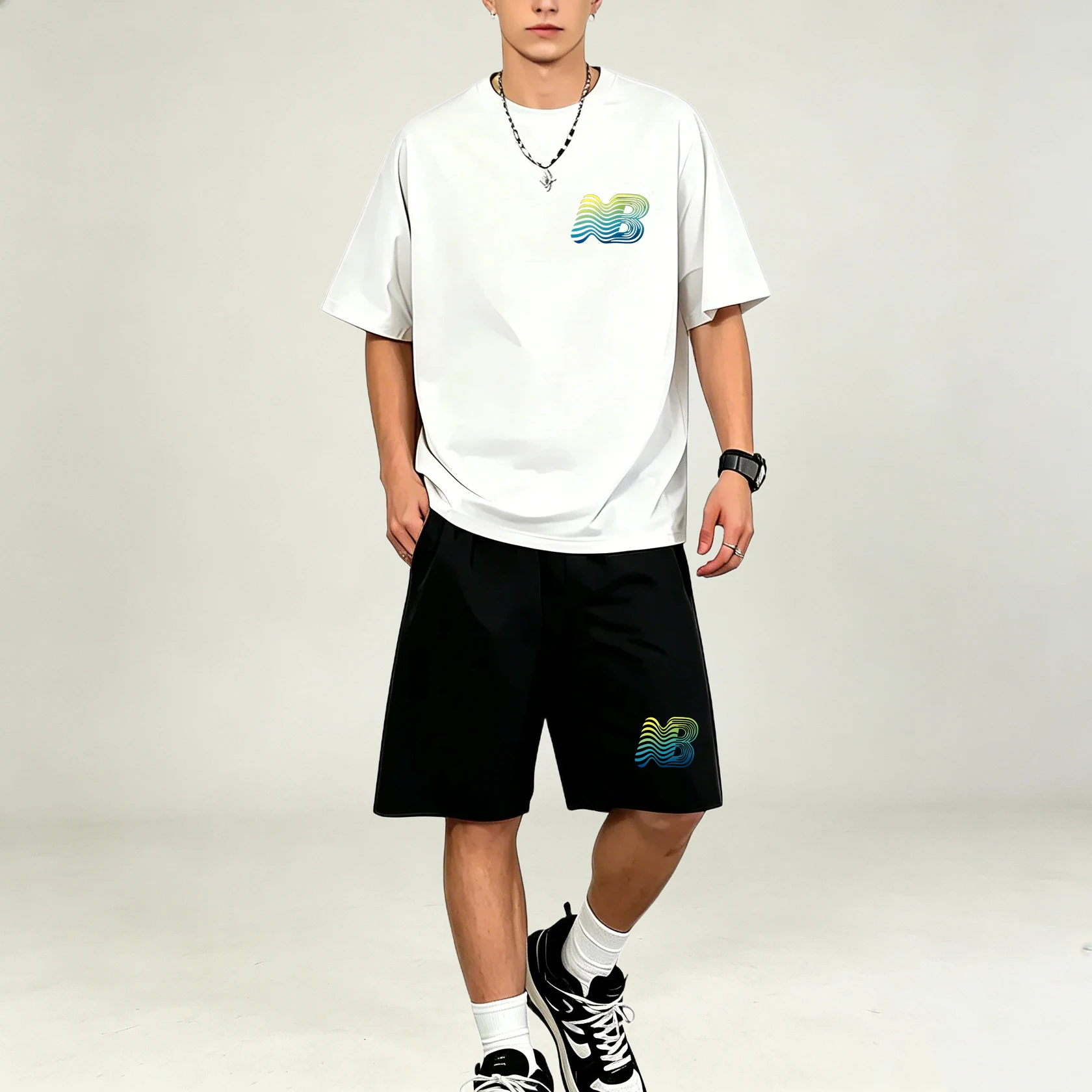 Conjuntos de camisetas para ho - Summer Clothing For Young Men reseña y precio