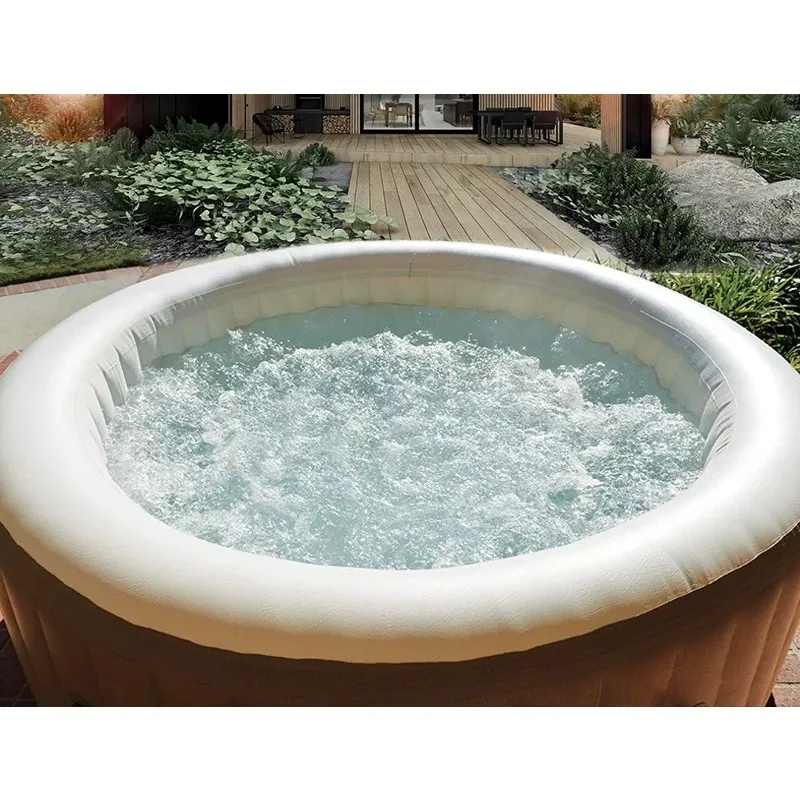 Inflatable Spa Pool Heated Bubble Massage Hot Tub for Home Adults