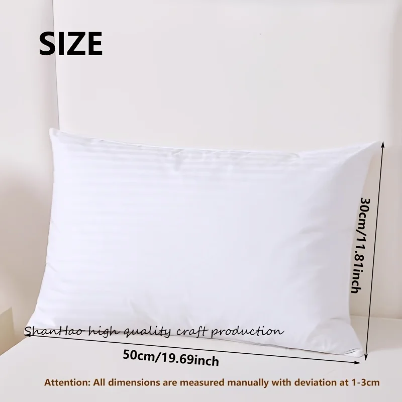 Stripe Standard White Bounce Back Pillow Cushion Core Sofa Car Seat Home Interior Decor Pillows 45x45/30x50cm