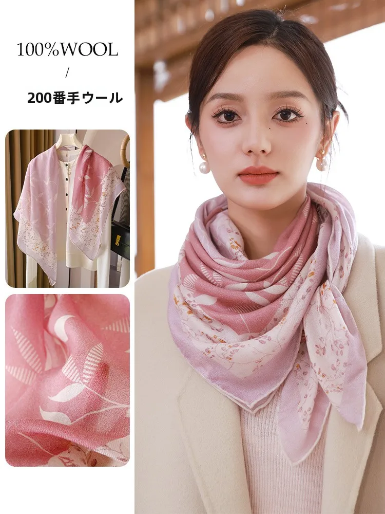 Echarpe-carree-rose-en-pure-laine-pour-femme-nouvelle-collection-automne-2026-fine-et-chaude-accessoire-de-mode