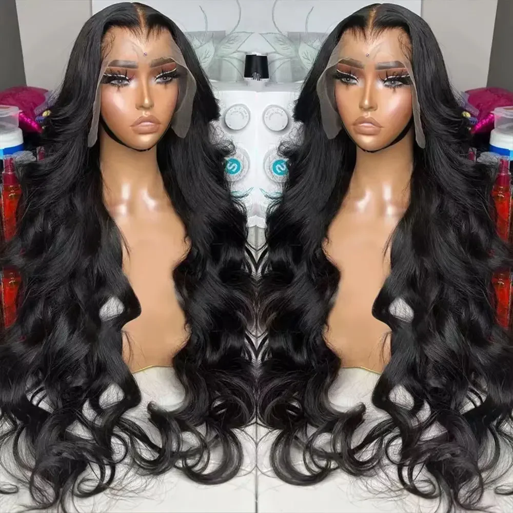 13x4 HD Water Wave Wigs Lace Frontal Human Hair Wig 13x6 Transparent Lace Front Wig 32 40 Inch Brazilian Human Hair Wigs