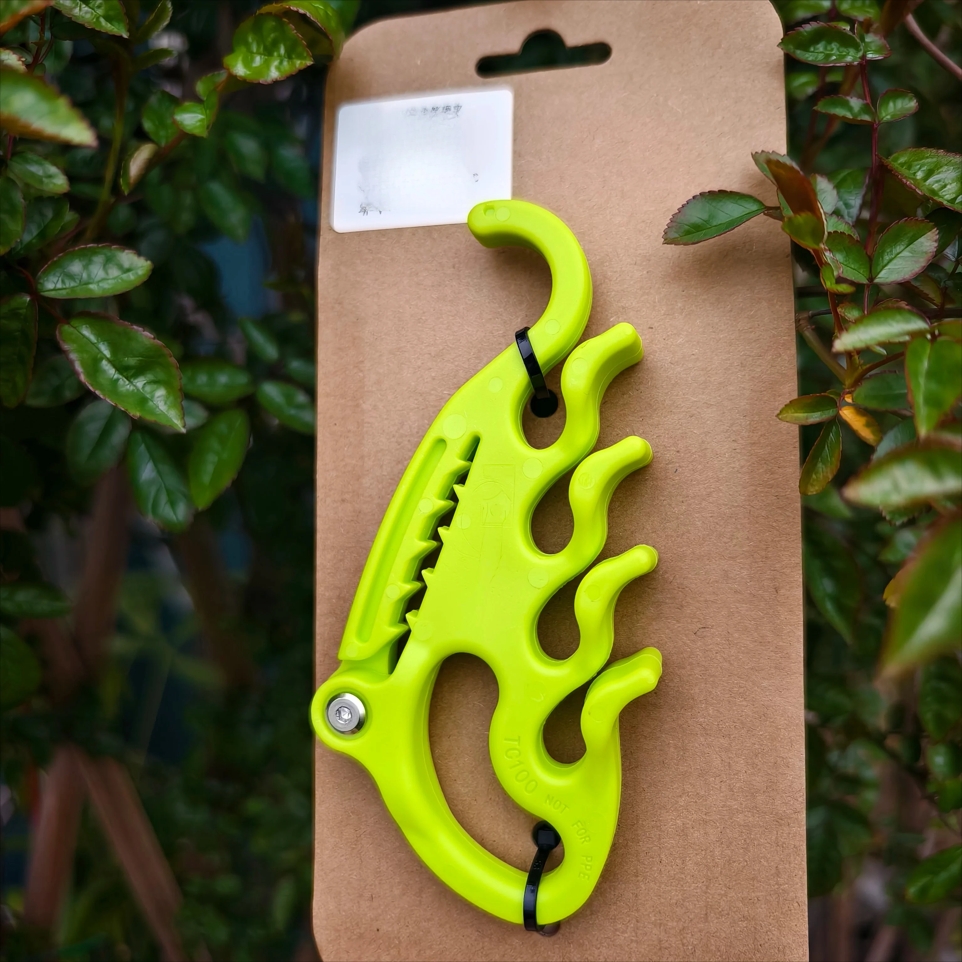 1pcs Management Clip Safety Short Rope Storage Frame Special for Garden Arboriculture and Tree Climbing Lanyard