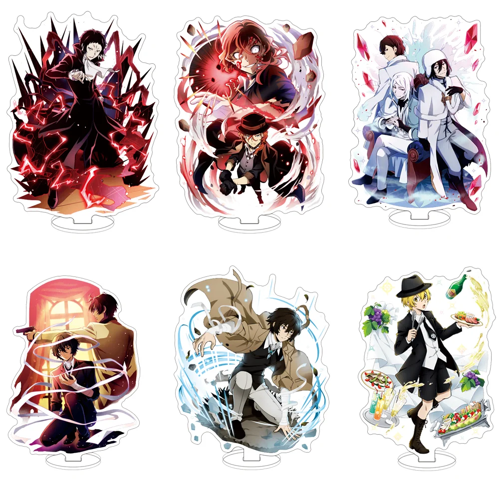 15CM Hot Anime Stray Dogs Acrylic Stand Model Cosplay Characters Ornament Accessories Goods Collection Gifts