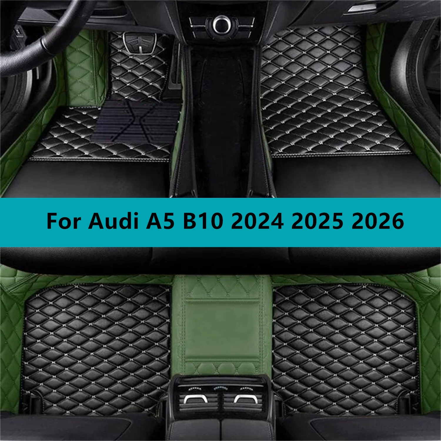 

Автомобильные коврики для Audi A5 B10 2024 2025 2026, кожаные автомобильные коврики, ковры, автомобильный коврик, аксессуары для интерьера