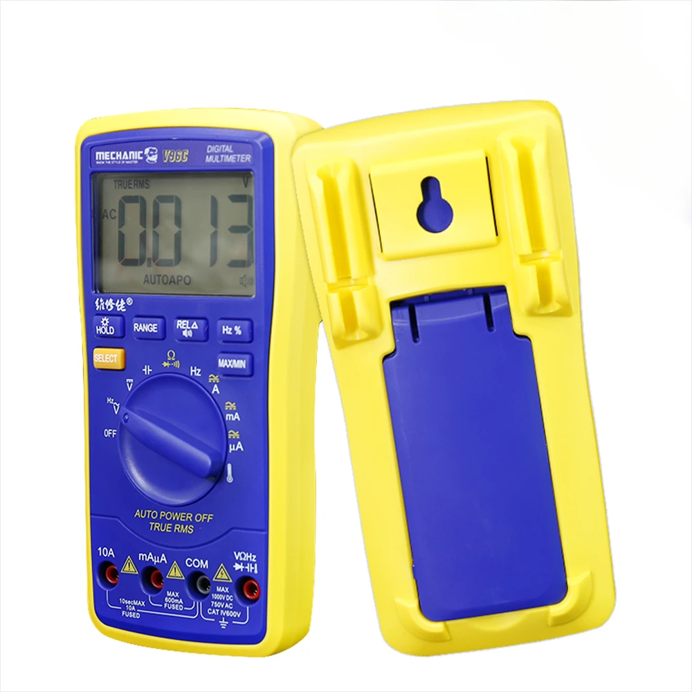 Multimeter Automatic Range MECHANIC V96C High Precision Digital Display Voice AC DC Voltage Current Resistance Measurement Tool