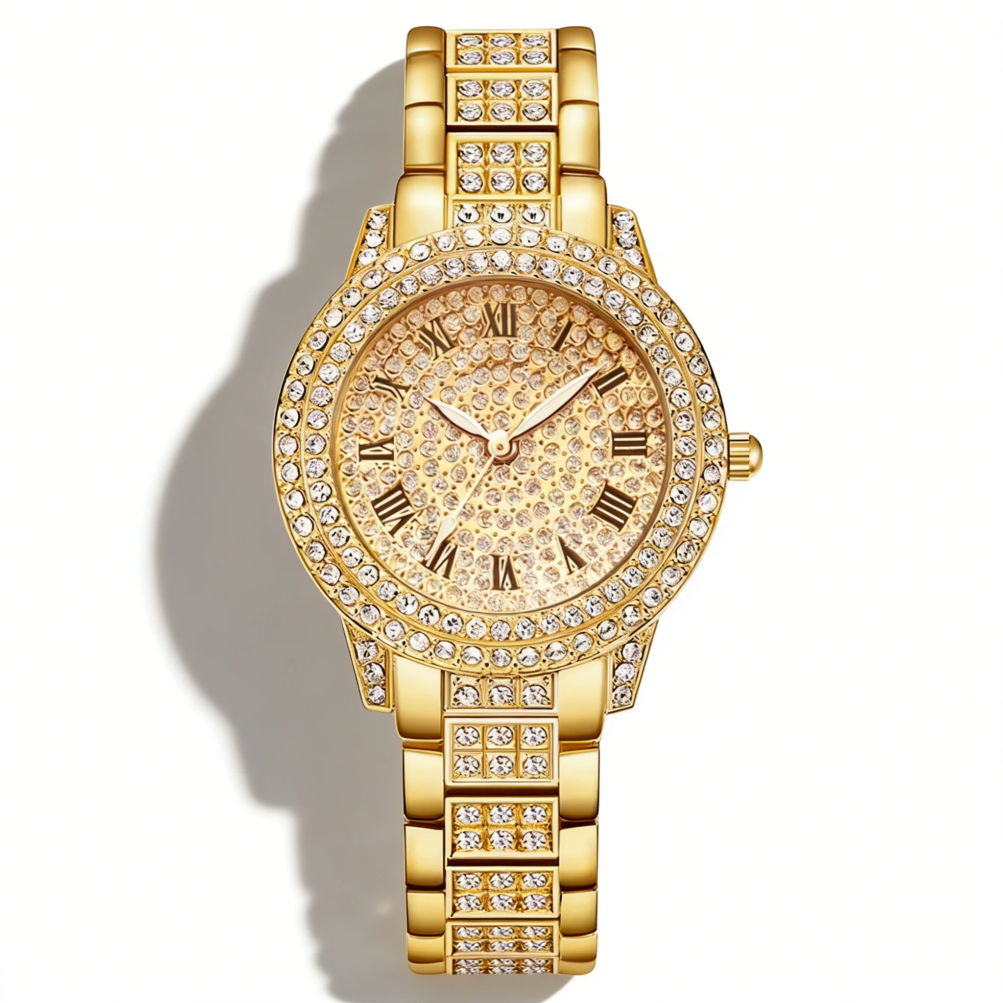 

Women's Luxury Crystal Exquisite Wristwatch Quartz Relogio Feminino Casual Ladies Watches Clock Montre Femme Mujer Female Saati