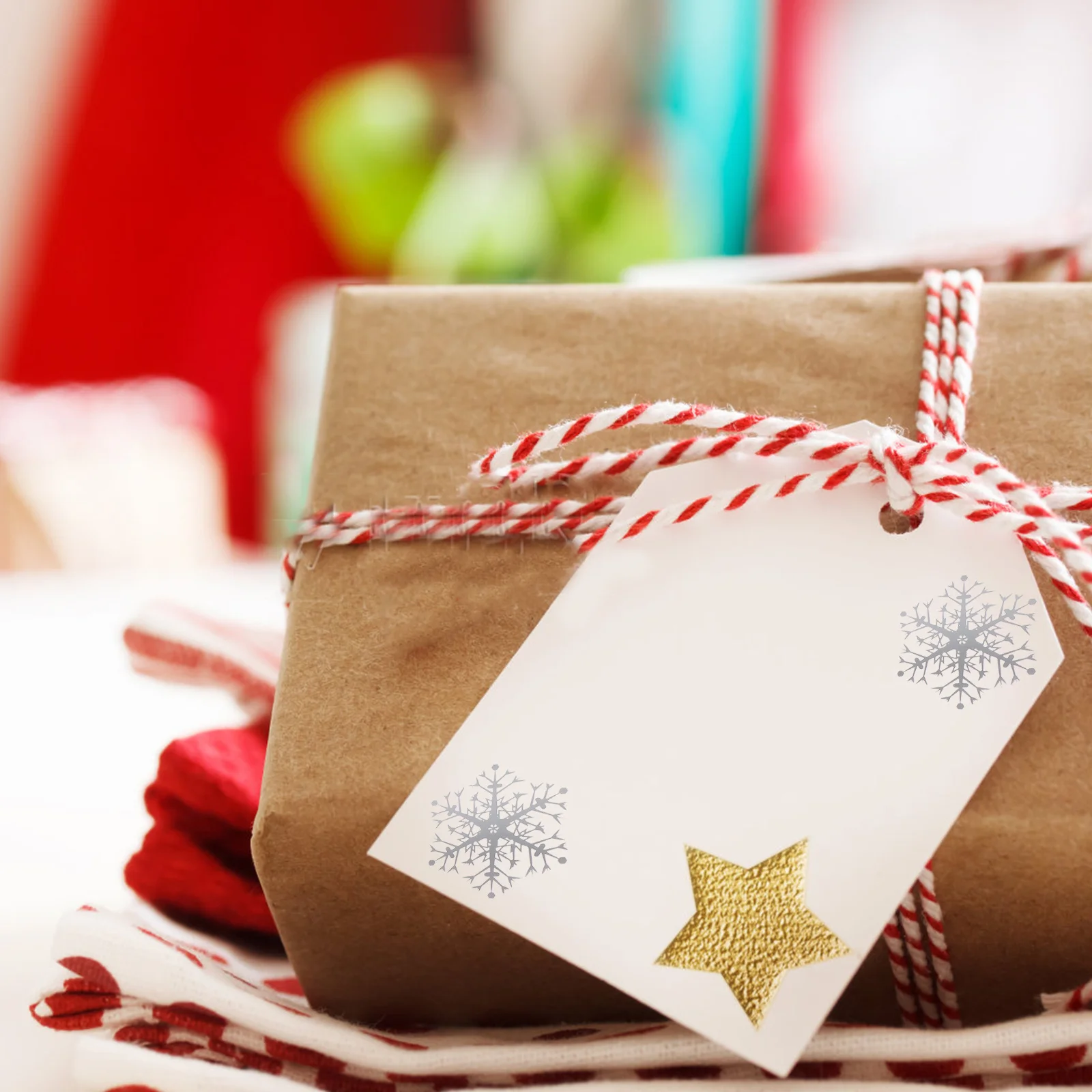 ملصقات عيد الميلاد على شكل ندفة الثلج، شارات زخرفية يمكنك صنعها بنفسك، ملصقات رائعة لمهرجان عيد الميلاد لبطاقات أجهزة الكمبيوتر المحمولة وتزيين الهدايا