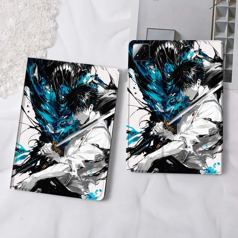 J-Jujutsus K-Kaisens Cool Tablet Case For Xiaomi Redmi Mi Pad 4 5 6 7 8 K SE Mini Pro Plus Max 10.1 11.2  inch