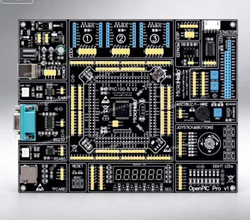 OpenPIC Pro PIC Development Board Support PIC32 PIC24 dsPIC 16/32-bit with MCU Card Socket