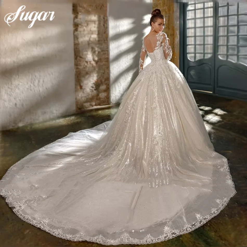 Abiti da sposa personalizzati con scollo a cuore e schiena scoperta di lusso Abiti da sposa squisiti con perline Abito da sposa classico Boho Robe De Soire