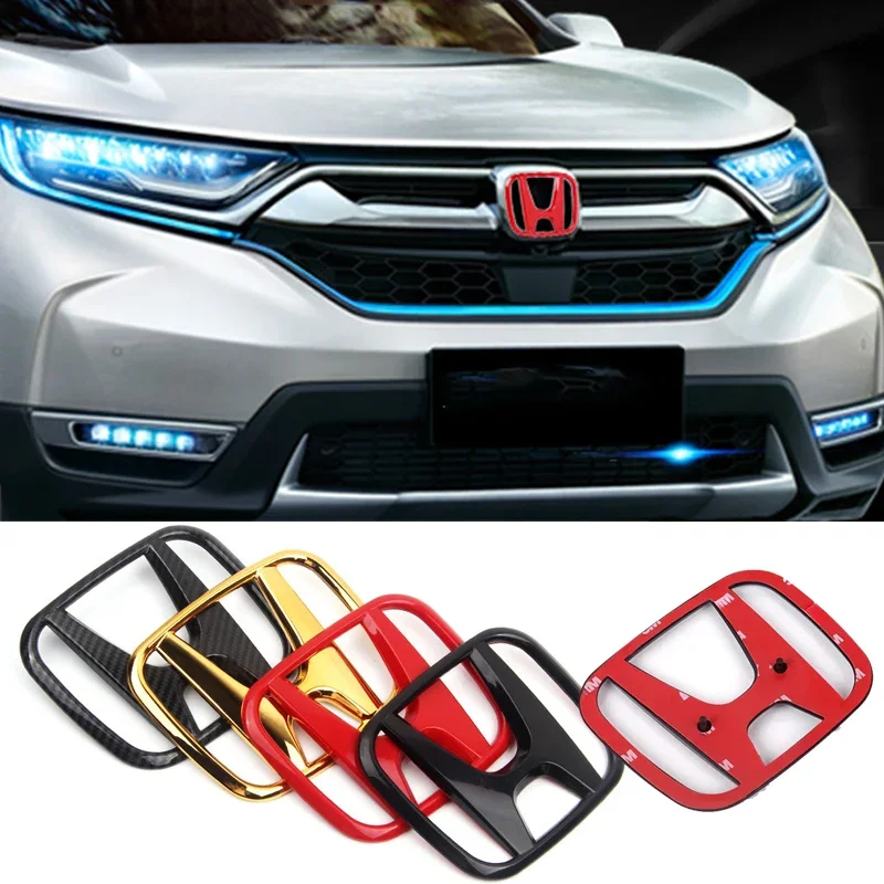 ABS Car Front Grille Sticker Trunk Emblem Replaced Badge for Honda CR-V STEPWGN Civic Accord City XR-V Envix ODYSSEY VEZEL Fit