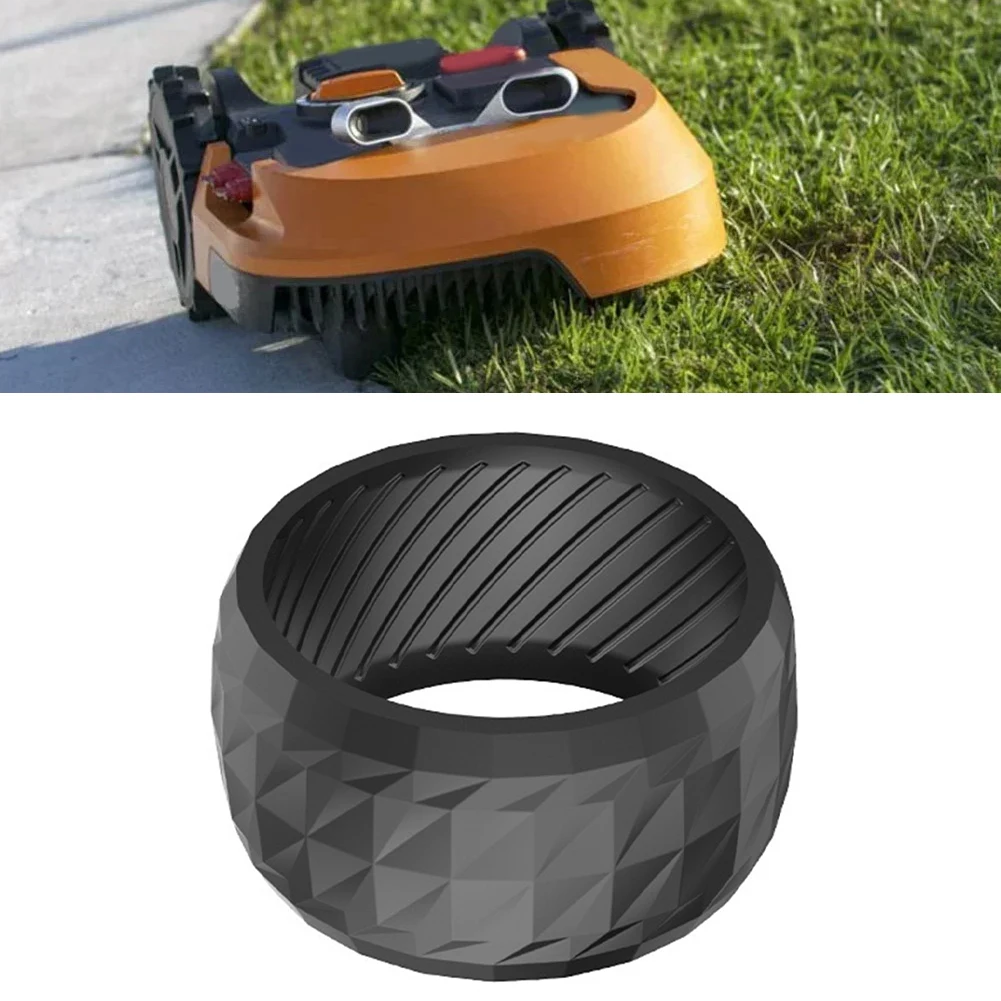 Anti Slip Rubber Front Wheel Covers For For Landroid M500 M700 S300 M1000 Robot Lawn Mower Tire Protection Grip Replacement Part
