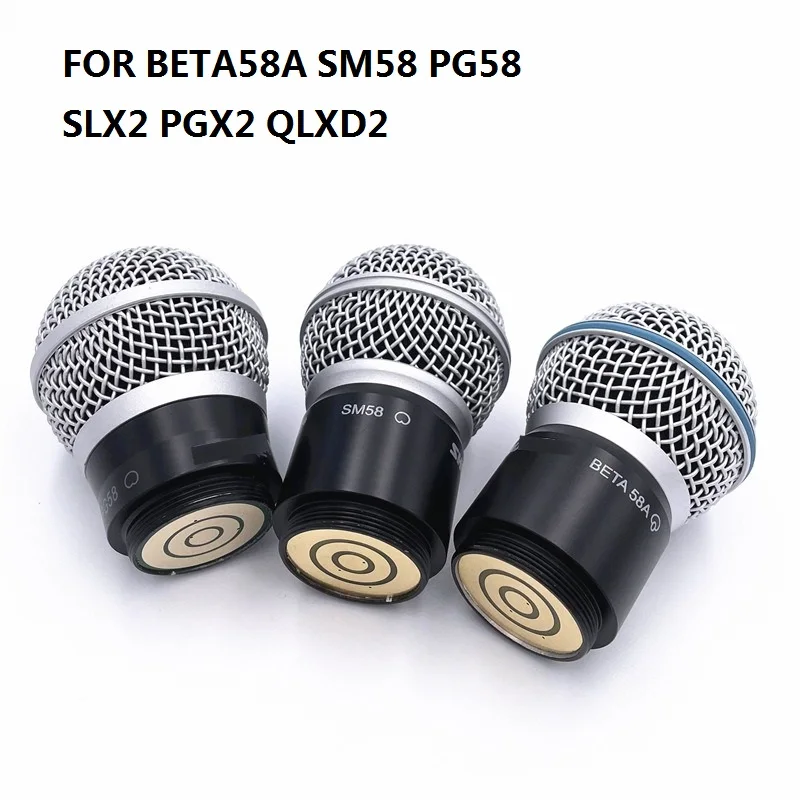 

Запасные части для микрофонов BETA58A, SM58, PG58: верхняя стальная головка для беспроводных ручных микрофонов SLX2, PGX2, QLXD2.