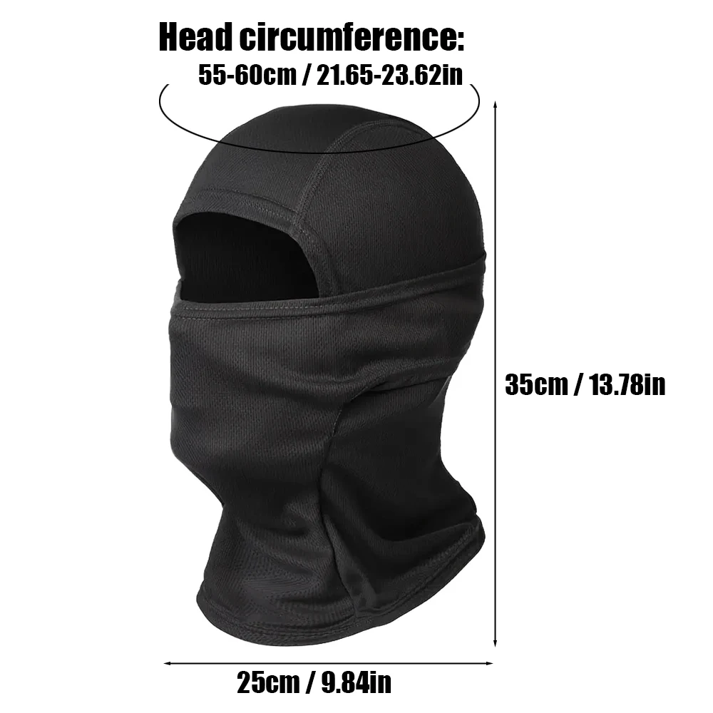 Unisex-Sonnenschutz, atmungsaktiv, Tarnung, Sturmhaube, Outdoor-Sport, Laufen, Wandern, Angeln, Skifahren, Radfahren, Vollgesichtsmaske – Detail 3