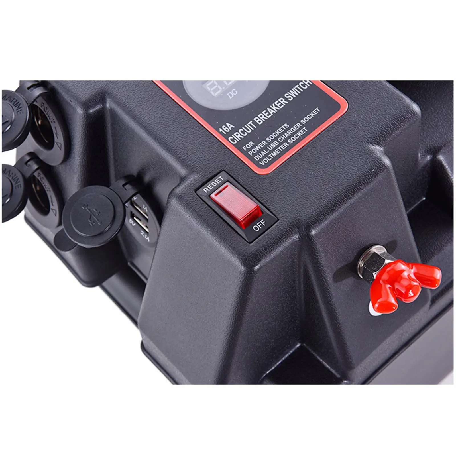 Outdoor Battery Tray Cases Trolling Motor Battery Box Display Portable RV Battery Box for Camping Boat