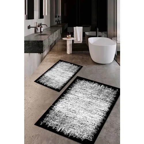 Drop Modern Washable 2li Bath Mat Doormat Toilet Seat Pad Slip-Resistant Outsole