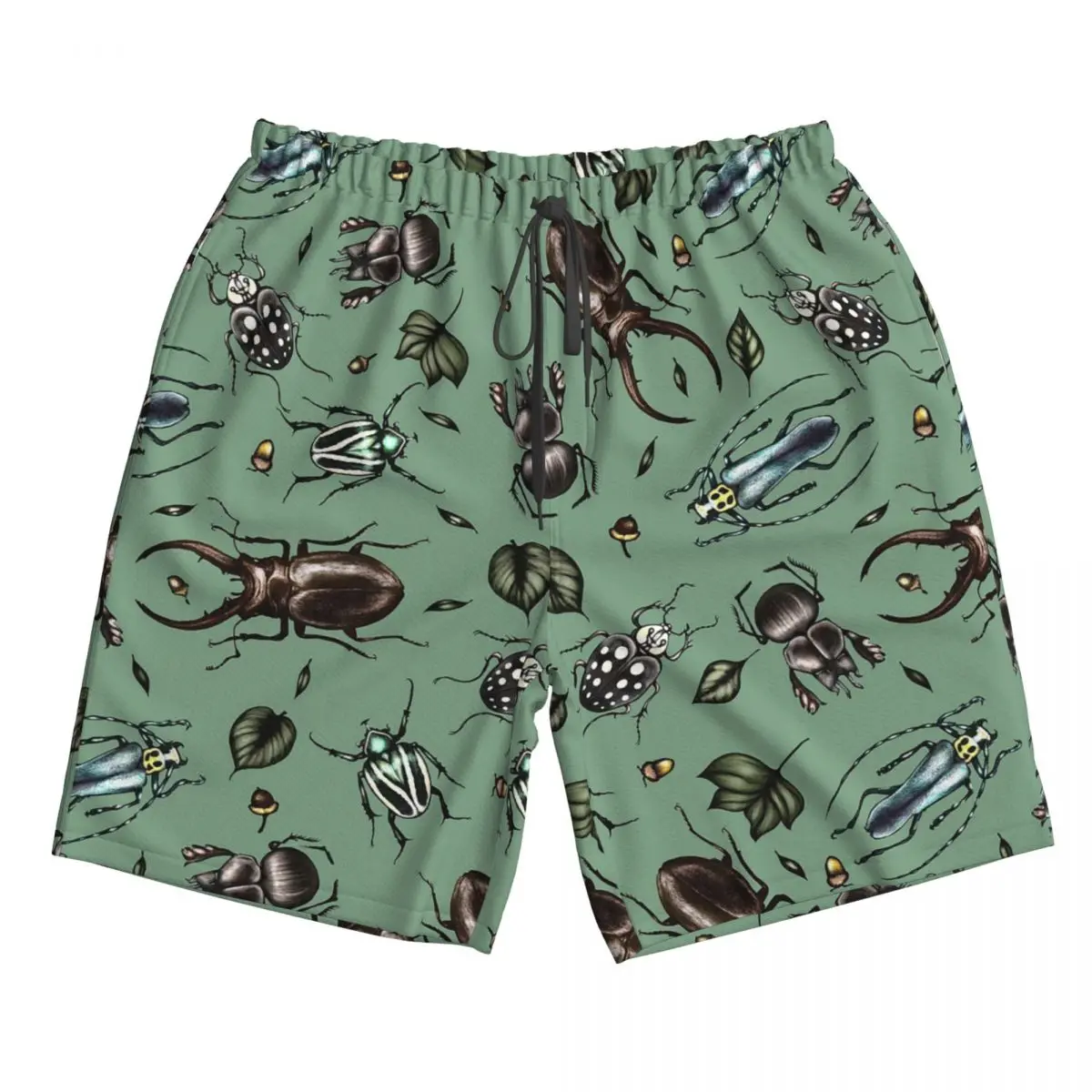 

Colored Beetle Pattern - Insect Collection Trunks Beach Board Shorts Casual Quick Dry Swim Summer Men Pants