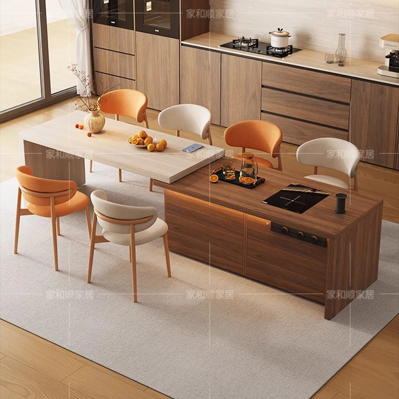 Extendable Mobile Dining Table Coffee Restaurant Side Conference Study Dining Table Living Room Mesas De Jantar Home Furniture