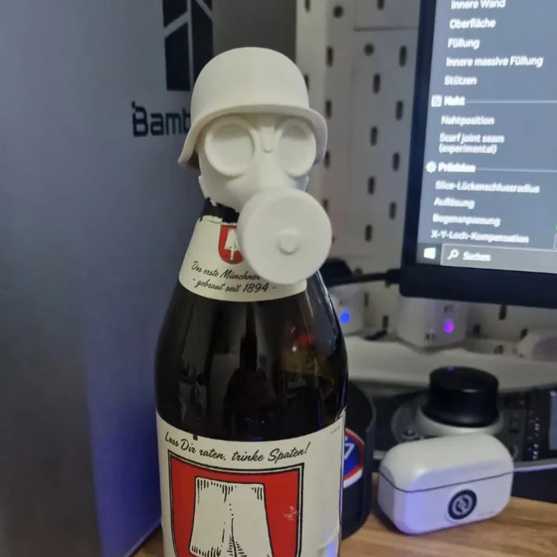 1 قطعة غطاء تغليف لقطر المقطورة ، الغبار القبعات تصميم سحب وصلة غطاء ، الإبداعية ثلاثية الأبعاد مطبوعة المنزل البيرة حامي غطاء زجاجة