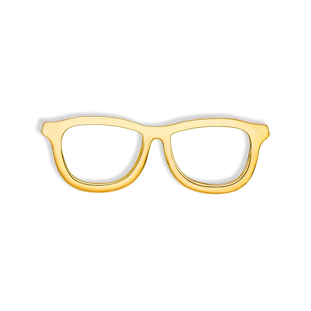 

Harong Simple Glasses Frames Brooch Pin Ophthalmology Fashion Metal Lapel Lanyard Bag Badge Jewelry Gift for Unisex Doctor Nurse
