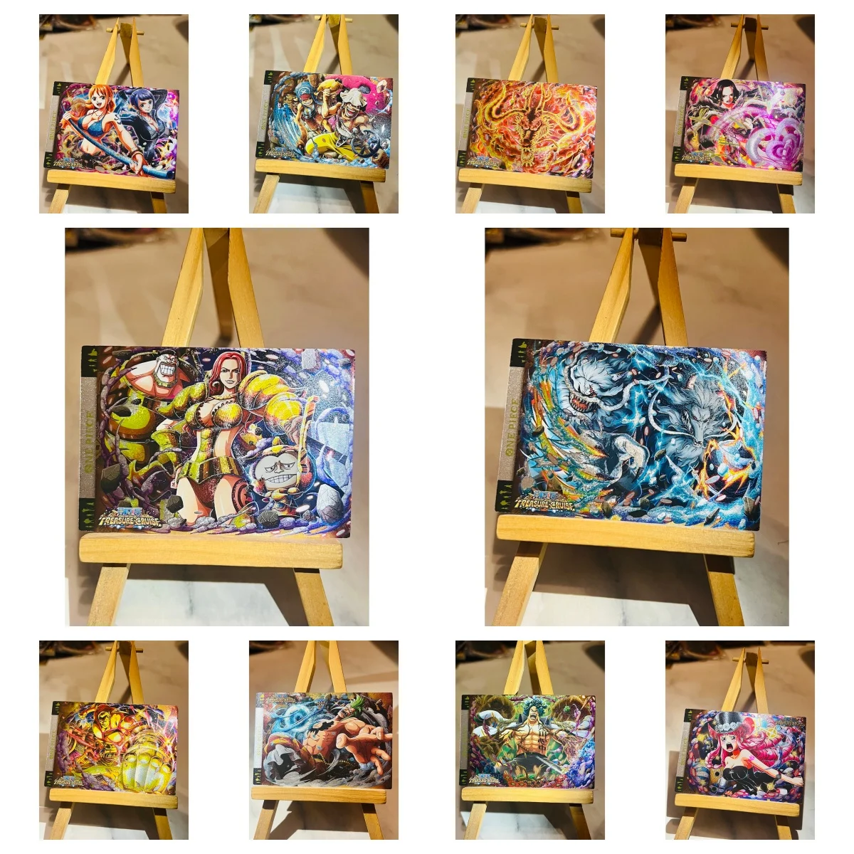 

Diy One Piece самодельные карты ослепительные легкие щелчки грубая игрушка аниме Opcg игрушка в подарок мультфильм обезьяна D Луффи