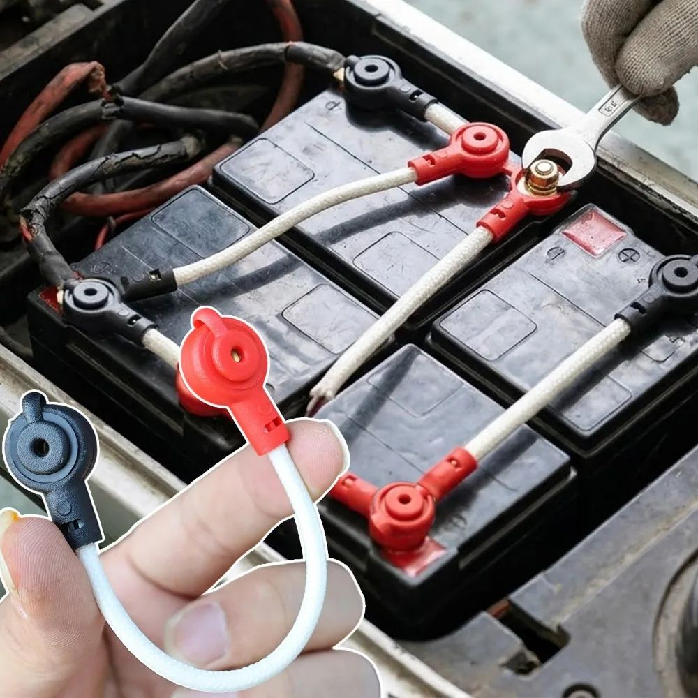 10pcs Electric Bike Battery Cable Tinned Copper Flame Retardant Silicone Wire Dustproof Waterproof Cap Safe Connector Power Line