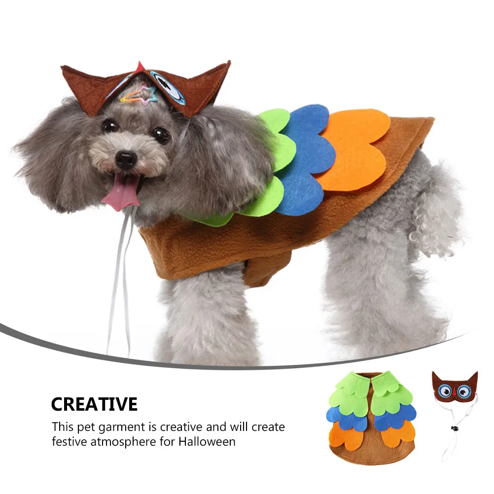 

Pet Clothing Halloween Costumes Dog Clothes Adjustable Garment Pet Supplies Lightweight Creative Design Suitable Sizes Festive