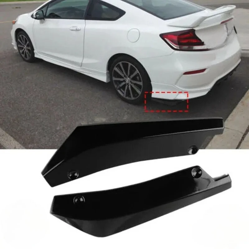 

LAICY For H0nda Civic 2011-2020 Car Rear Bumper Splitter Diffuser Canard Wrap Spoiler Side Fender Skirt Lip Canard Protector
