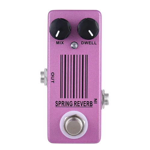 Imagen 1 del producto MOSKYAUDIO SPRING REVERB Mini Pedal de efectos de guitarra MP-51 True Bypass Metal procesadores de efectos de guitarra eléctrica efecto guitarra