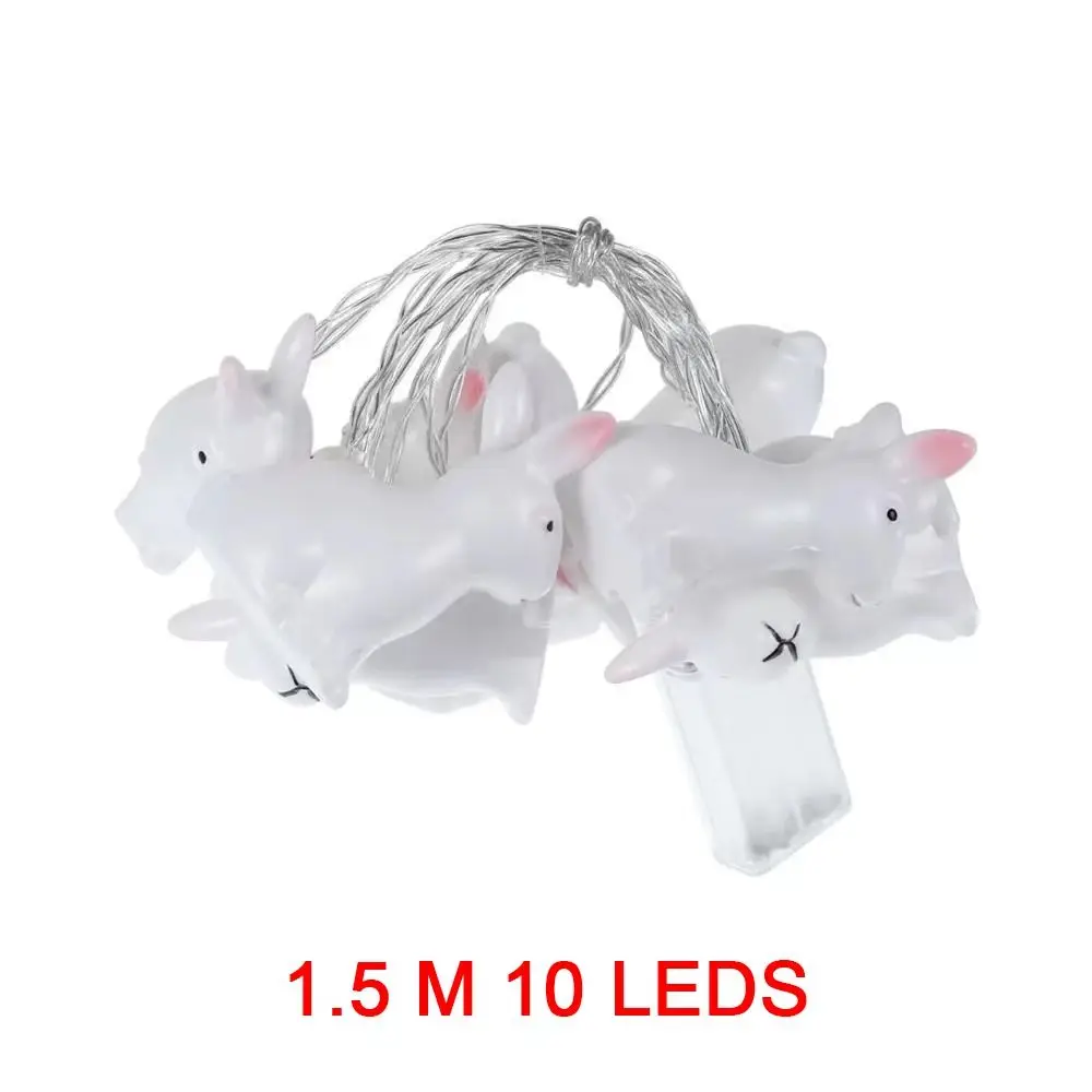 ファッション 1.5 メートル 10LED イースター LED ストリング暖かい光カラフルな LED ライトストリング卵ひよこニンジン DIY フェスティバルランプパーティー