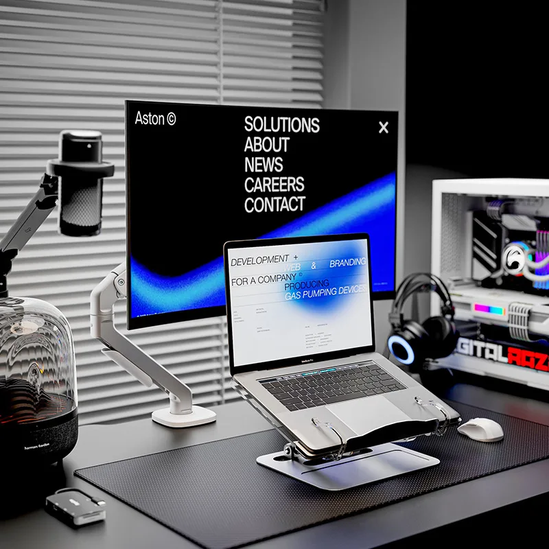 Support de moniteur T6G, bras robotique, support d'ordinateur