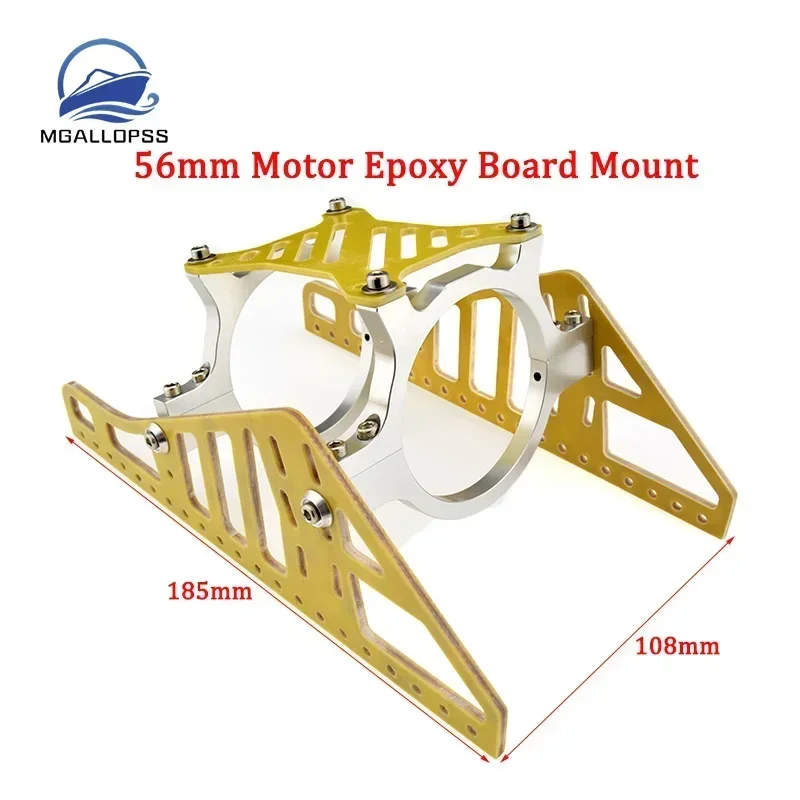 Rc Boat 56mm Motor Epoxy Board Matel Mount 5684 / 5694 Motor Mount Brushless Motor Fixed Seat Spare Parts Motor Bracket Holder