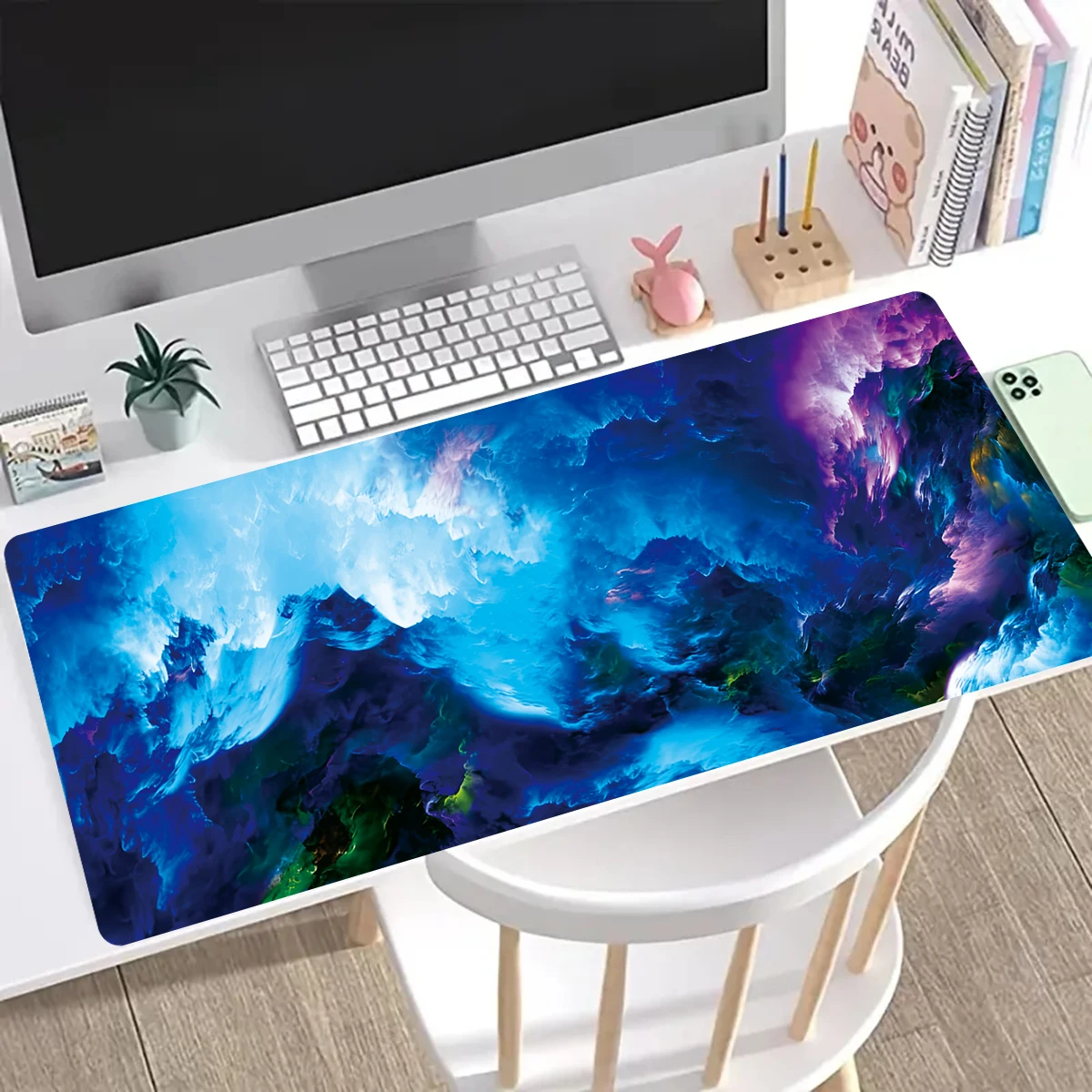 grande-non-slip-gaming-mouse-pad-com-bordas-costuradas-dazzling-galaxy-base-de-borracha-tapete-do-mouse-do-teclado-desk-mat-355x11