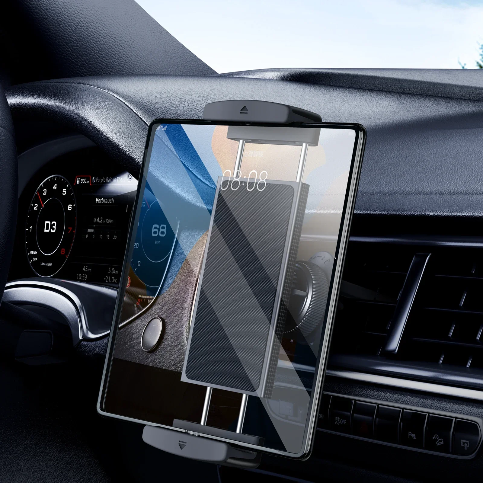

Oatsbasf Car Phone Holder for Air Vent Handsfree Tablet Stand for Z Fold Phone Pad Mount Car Accessories for 4.7-12.9'' Devices