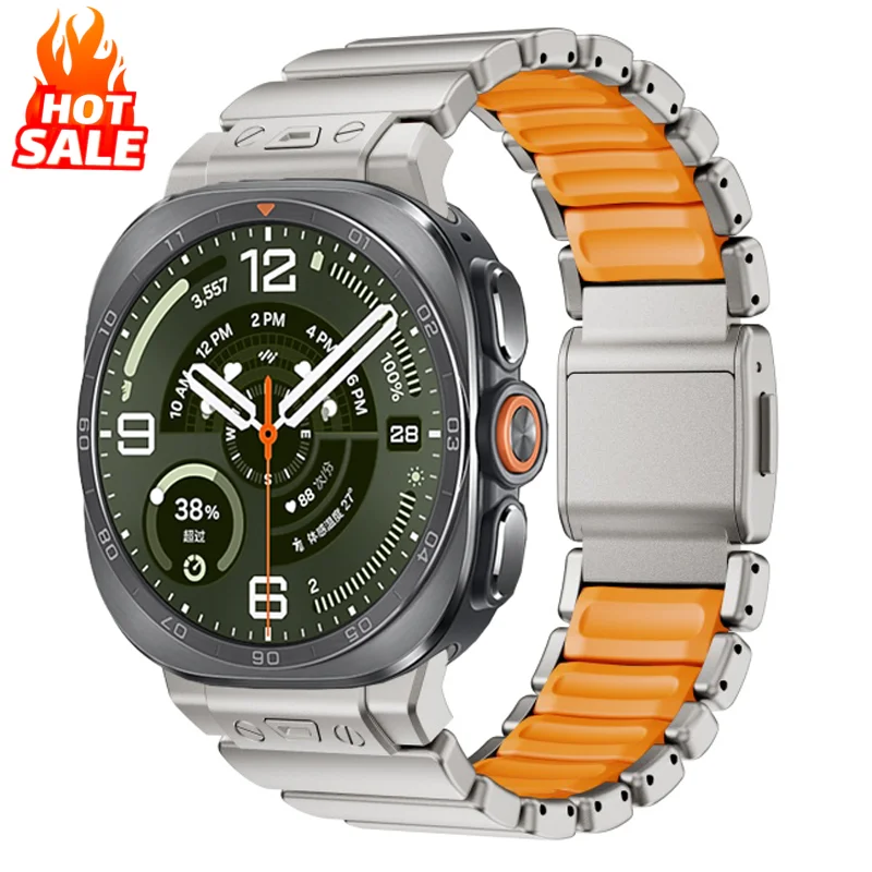 Luxury Stainless Steel Band For Samsung Galaxy Watch Ultra2 2026 2025 Metal Strap Bracelet For Galaxy Watch Ultra 47mm Watchband