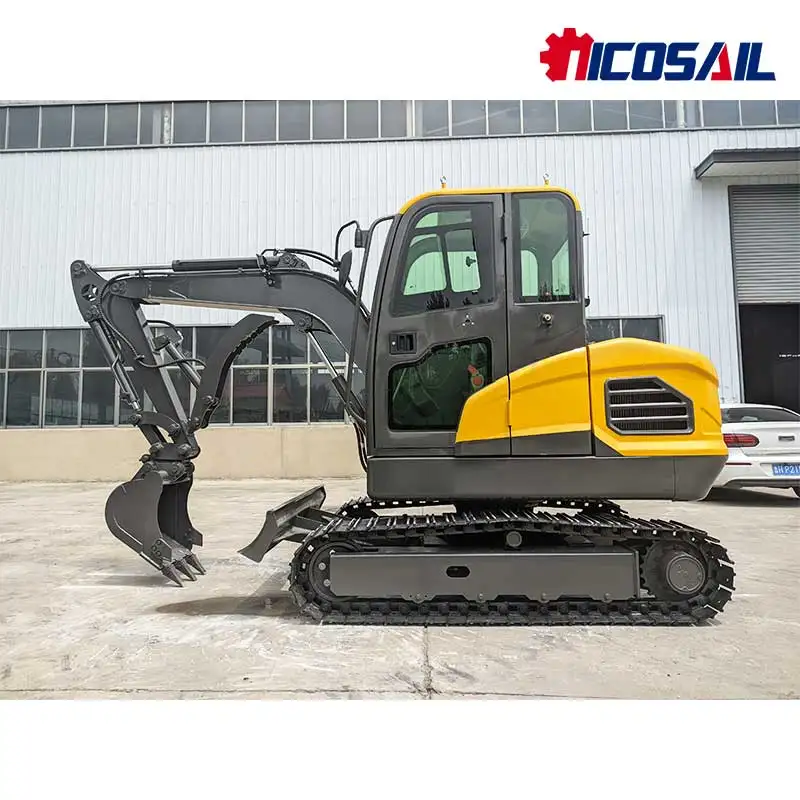 EPA & EUR5 Certified Mini Crawler Excavator - Durable for Farm Irrigation, Orchard & Construction Tasks