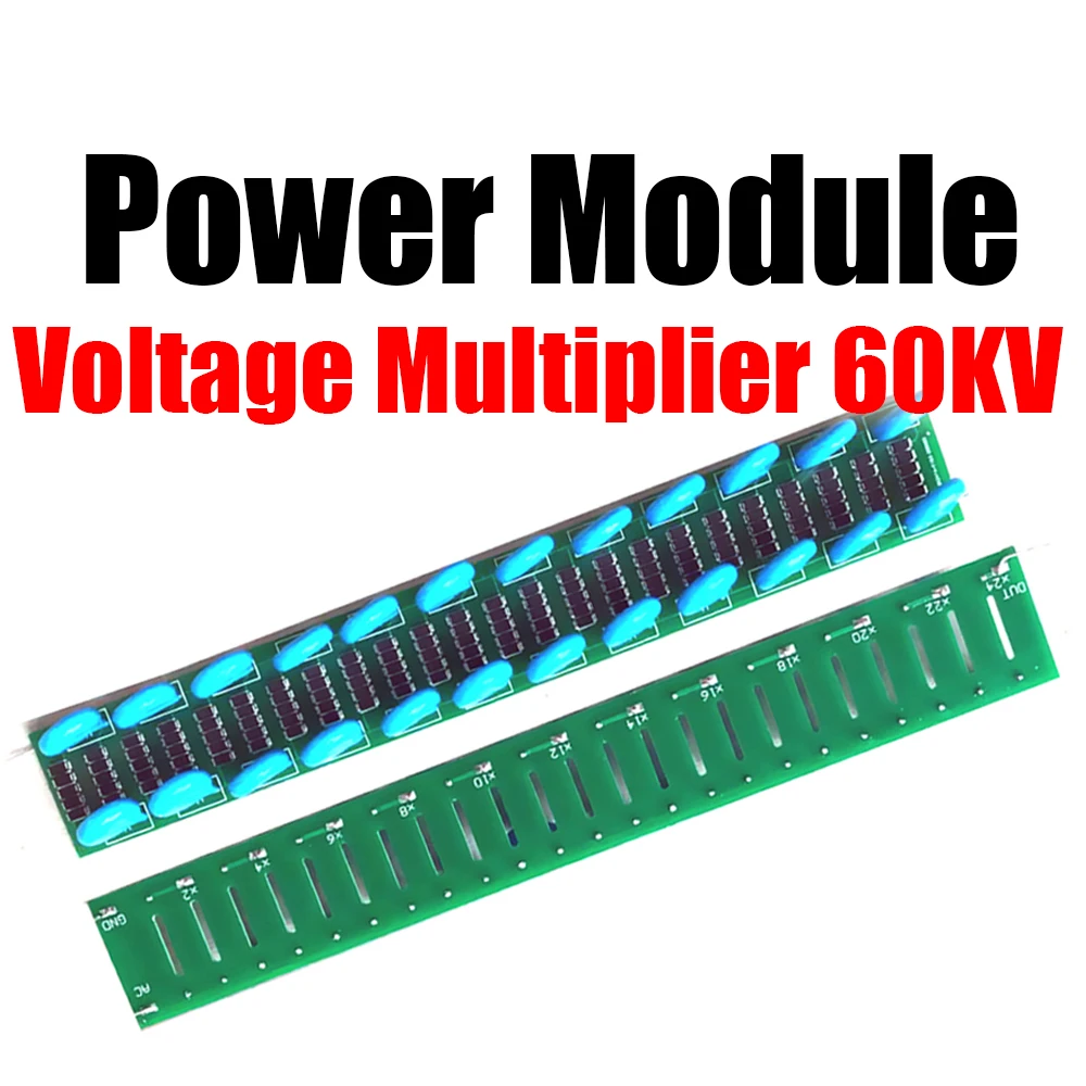 Circuito Retificador de Tensão Dupla Módulo de Potência Multiplicador de Alta Tensão Motor Gerador Eletrostático 24 Vezes 60kv 60000v