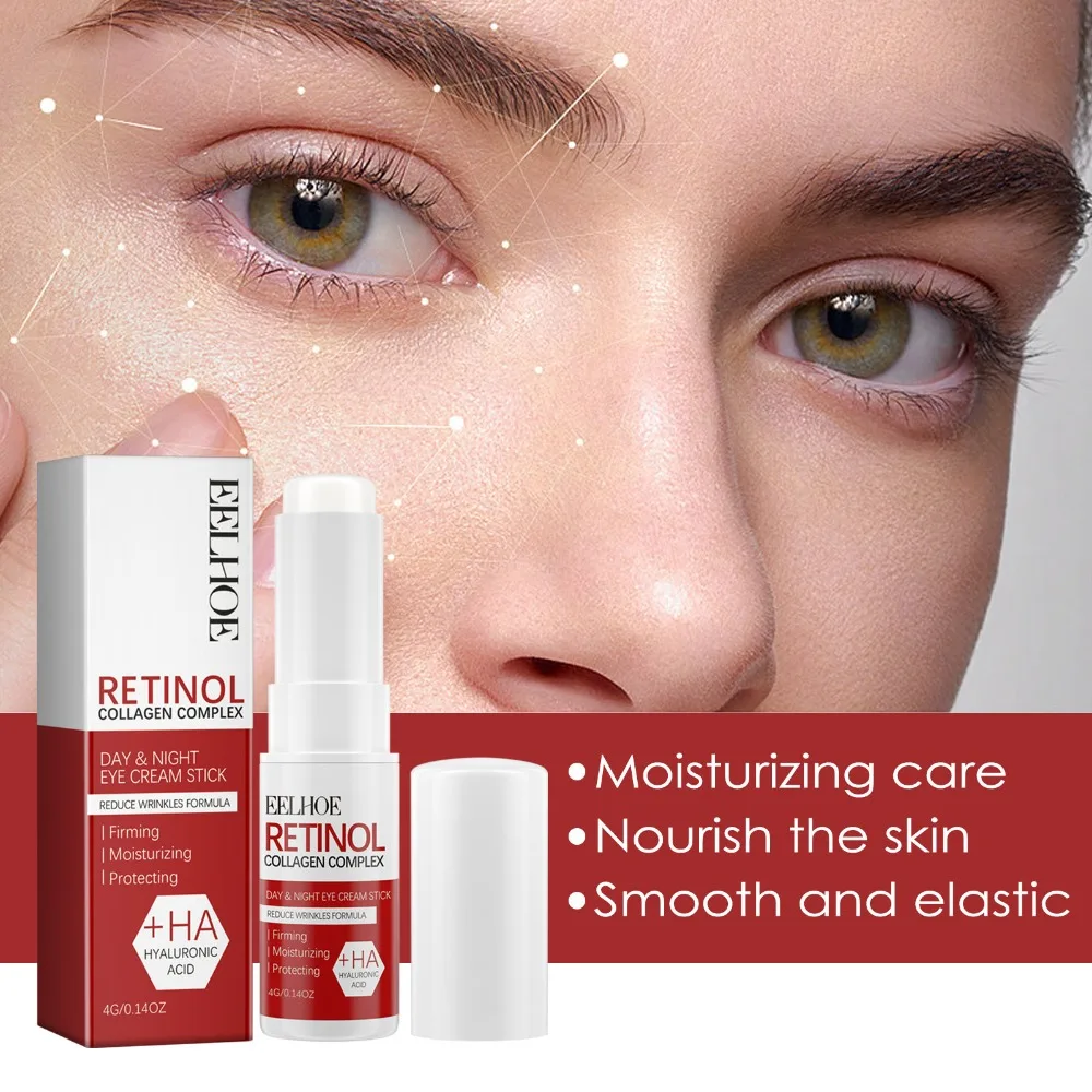

Retinol Eye Cream Stick Instant Firming Lifting Fade Fine Lines Remove Eye Bags Anti Dark Circle Moisturizing Brighten Skincare