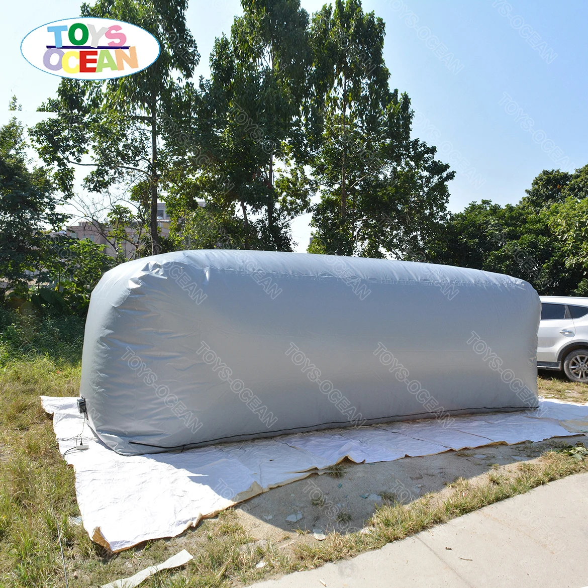 Hot-selling Factory Custom Car Anti Hail Car Cover Outdoor Inflatable Car Cover Bubble Dust Proof Waterproof Inflatable Garage view 4
