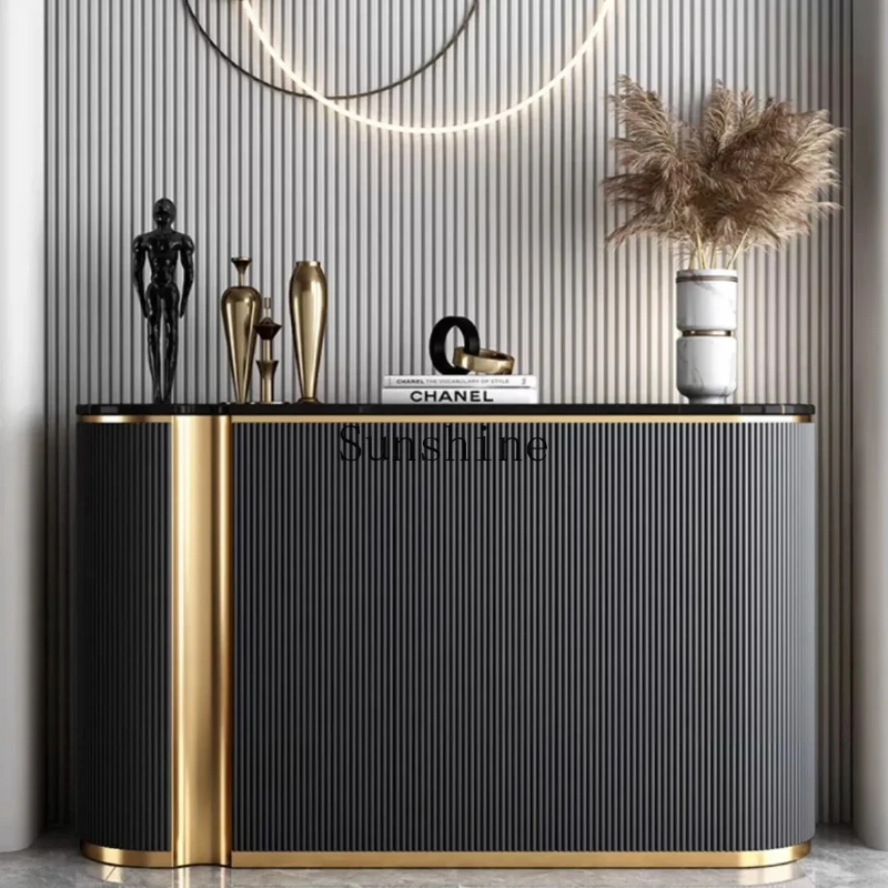 

Simple modern dining side cabinet entry living room decorative locker