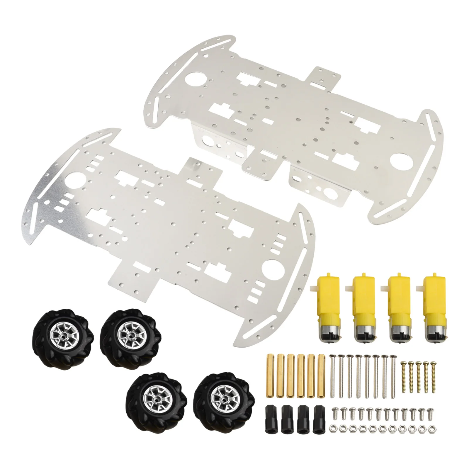 

10 * 5.9 * 1.1 Inch DIY Car Kit Double Chassis Design Hands-on Learning High Hardness Plastic Minimal Noise Operation