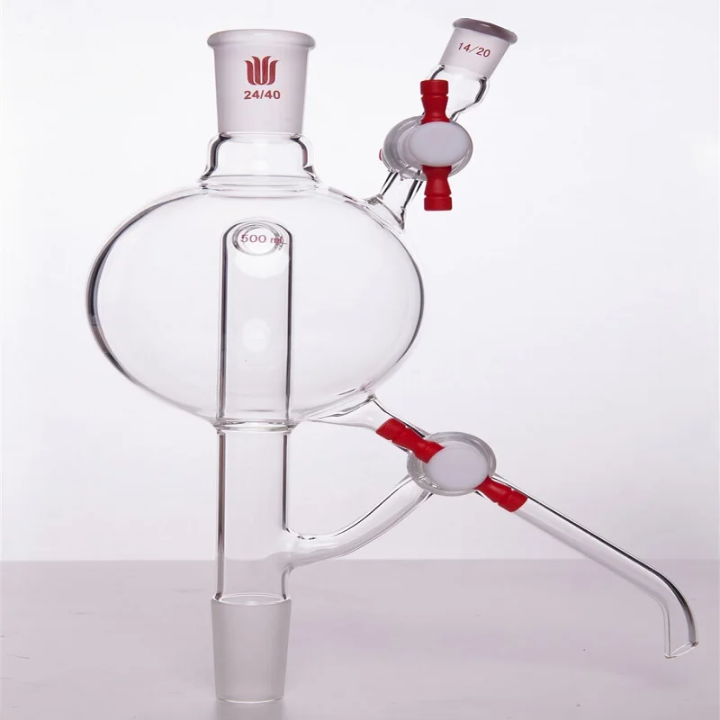 SYNTHWARE Solvent distillation head, SOLVENT STILL HEAD, Capacity 500mL 1000mL, Borosilicate glass, S23