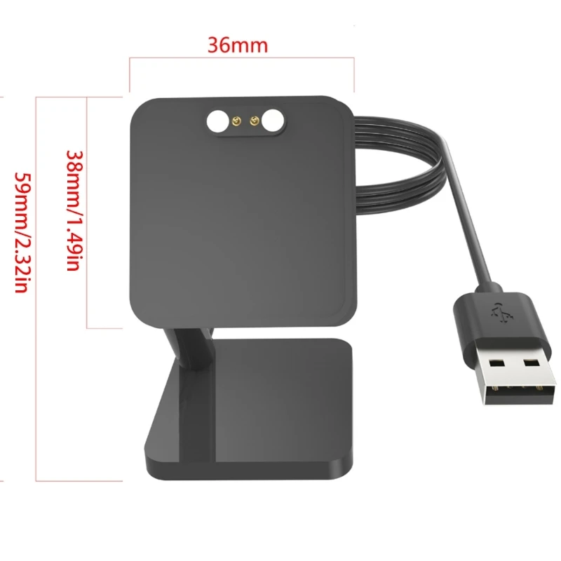 Suitable for HaylouGST LiteLS13 Power Adapter USB Charging Cord Bracket Stand Smartwatch Holder Station