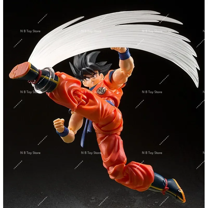 Disponibile originale Bandai Anime Dragon Ball Son Goku Effetto Gioco SHF Modello Giocattoli Action Figures Regali Ornamenti da collezione