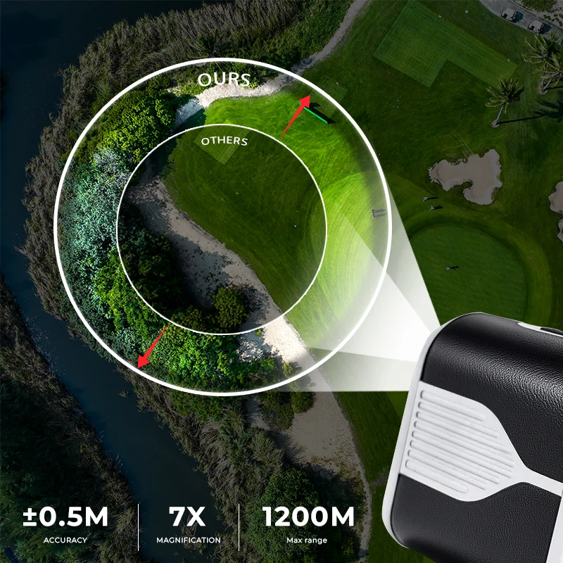 Atacado HD portátil de alta precisão Golf Laser Rangefinder 800m OEM Golf Range Finder para caça de golfe