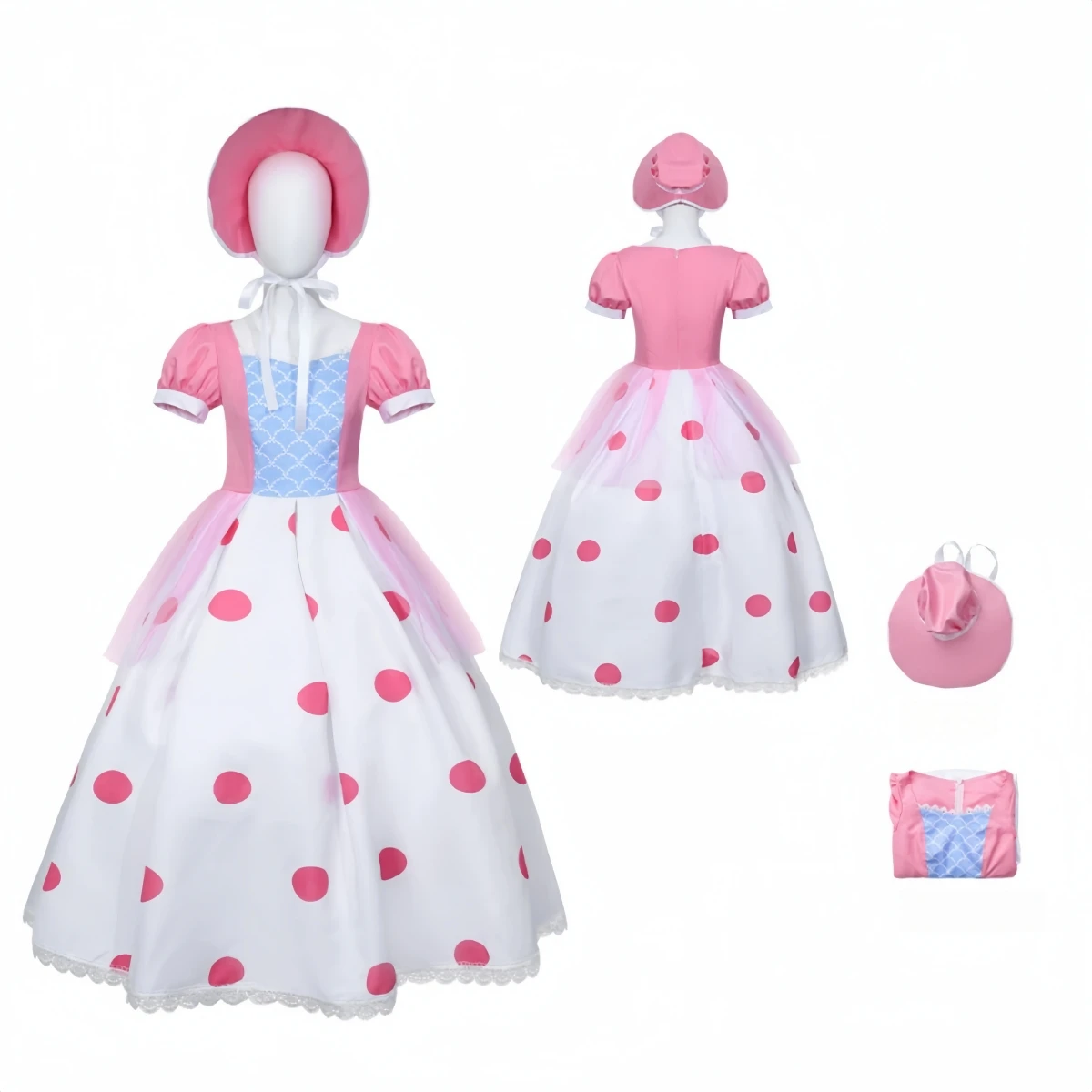 kids-adult-anime-bo-peep-cosplay-costume-halloween-birthday-party-disguise-suit-women-girls-dress-bopeep-costume-outfit-with-hat